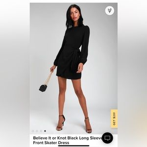 Black lulus dress